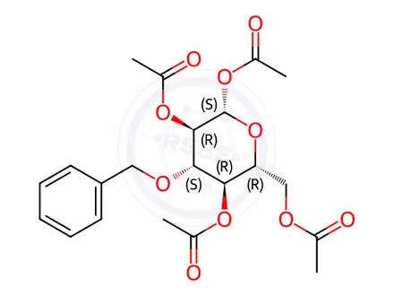 Chemical structure of 3-OBnAc4 Glc