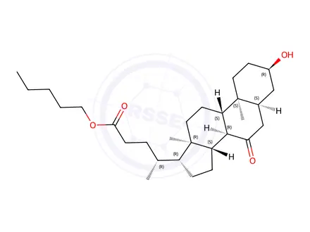 Chemical structure of Ursodeoxycholic Acid Impurity 140