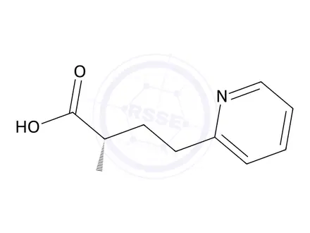 Chemical structure of 2-Pyridinebutanoic acid, α-amino-, (αS)-