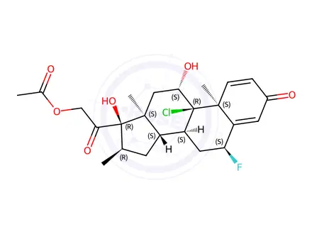 Chemical structure of Fluticasone Impurity 137