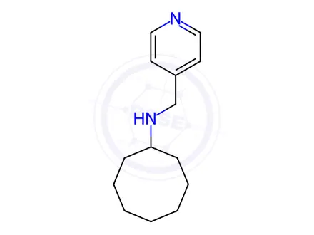 Chemical structure of N-(pyridin-4-ylmethyl)cyclooctanamine