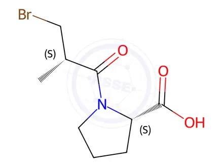 Chemical structure of Captopril Impurity 2(Captopril EP Impurity B)
