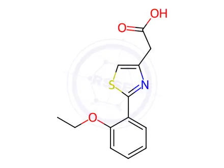 Chemical structure of 2-[2-(2-ethoxyphenyl)-1,3-thiazol-4-yl]acetic Acid
