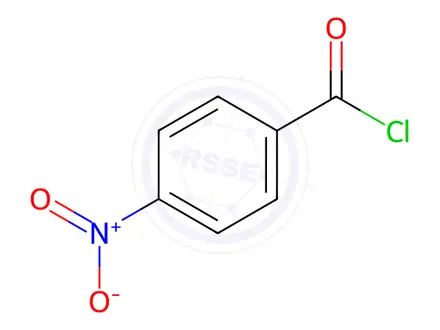 Chemical structure of 4-Nitrobenzoyl Chloride