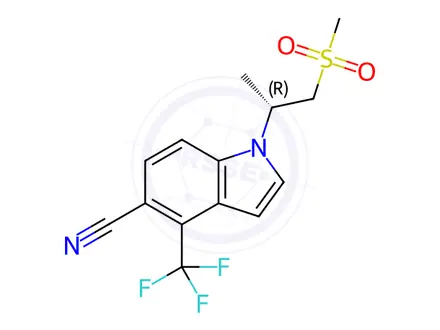 Chemical structure of GSK 2881078