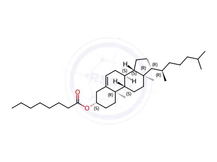 Chemical structure of Cholesterol Caprylate