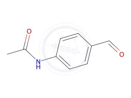Chemical structure of p-Acetaminobenzaldehyde 97%