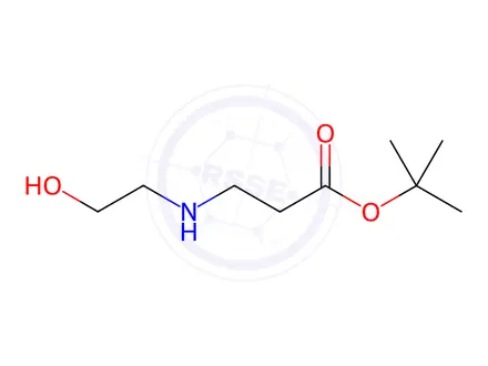 Chemical structure of tert-Butyl 3-((2-hydroxyethyl)amino)propanoate