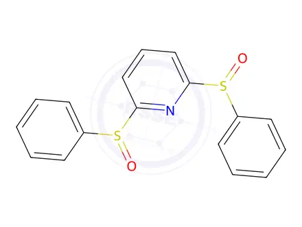 Chemical structure of 2,6-Bis(phenylsulfinyl)pyridine
