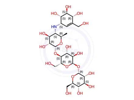 Chemical structure of Acarbose Impurity C
