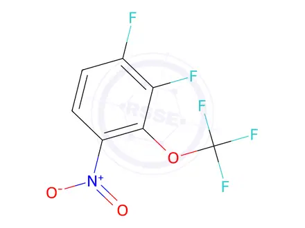 Chemical structure of 1,2-Difluoro-4-nitro-3-(trifluoromethoxy)benzene
