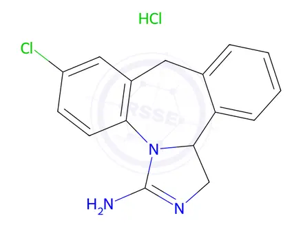 Chemical structure of 7-Chloro Epinastine Hydrochloride