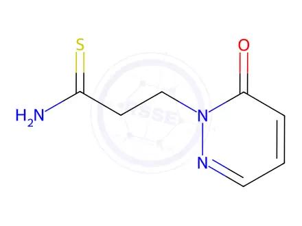 Chemical structure of 3-(6-Oxopyridazin-1(6H)-yl)propanethioamide
