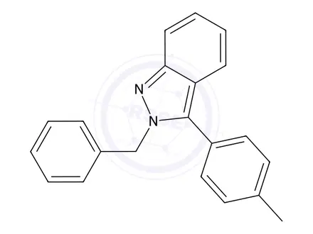 Chemical structure of 2-Benzyl-3-(p-tolyl)-2H-indazole