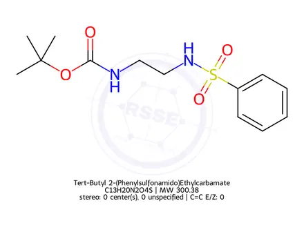 Chemical structure of tert-Butyl(2-(phenylsulfonamido)ethyl)carbamate