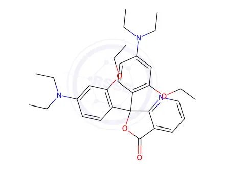 Chemical structure of 3,3-bis(2-ethoxy-4-N,N-diethylaMinophenyl)-7(4)-azaphthalide
