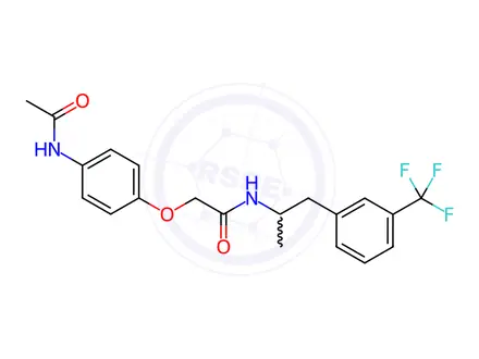 Chemical structure of Flucetorex