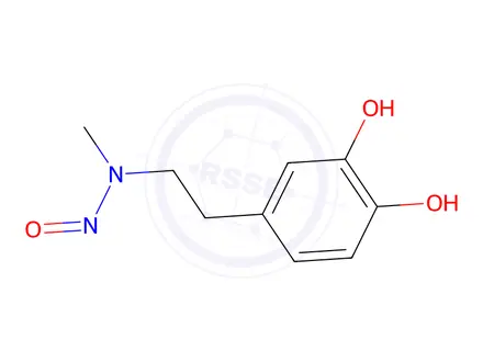 Chemical structure of N-Nitroso Methyldopamine