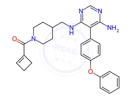 Chemical structure of Evobrutinib Impurity 100