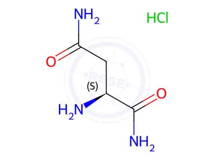 Chemical structure of Asparagine Impurity 34 Hydrochloride
