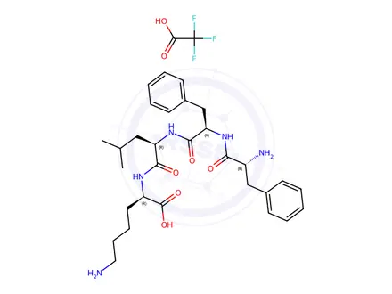 Chemical structure of Difelikefalin Impurity 25 Trifluoroacetic acid