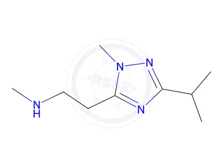 Chemical structure of 2-(3-Isopropyl-1-methyl-1h-1,2,4-triazol-5-yl)-N-methylethan-1-amine
