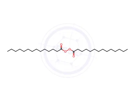 Chemical structure of dimyristoyl peroxide