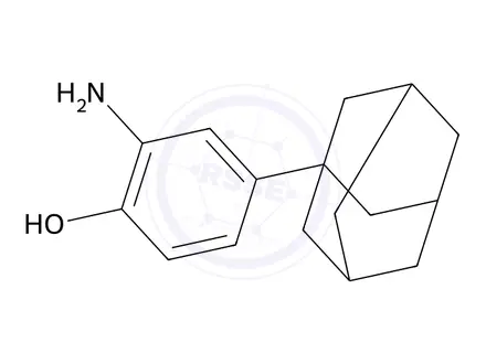 Chemical structure of 4-(1-Adamantyl)-2-aminophenol