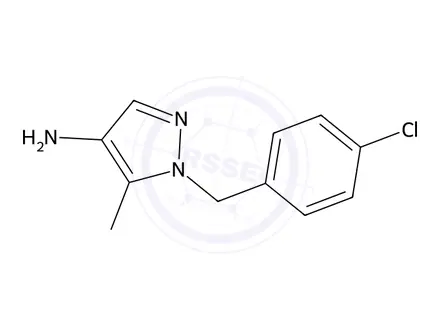 Chemical structure of 1-(4-Chlorobenzyl)-5-methyl-1h-pyrazol-4-amine