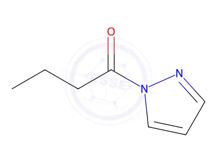 Chemical structure of 1-(1H-Pyrazol-1-yl)butan-1-one