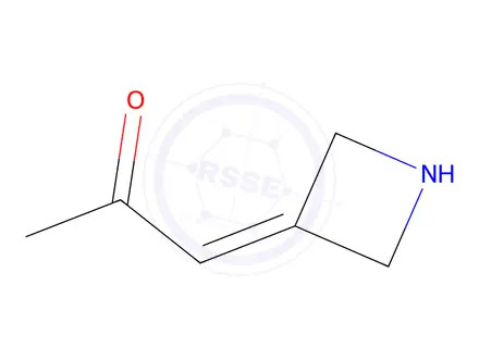 Chemical structure of 1-(azetidin-3-ylidene)propan-2-one hydrochloride