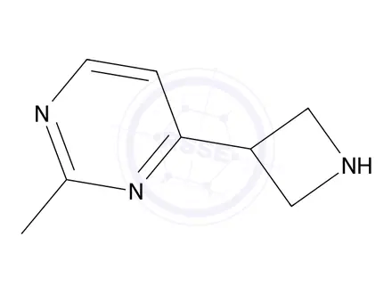 Chemical structure of 4-(AZETIDIN-3-YL)-2-METHYLPYRIMIDINE TFA