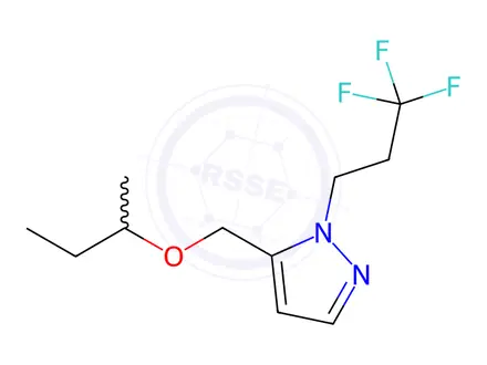 Chemical structure of 5-(sec-butoxymethyl)-1-(3,3,3-trifluoropropyl)-1H-pyrazole