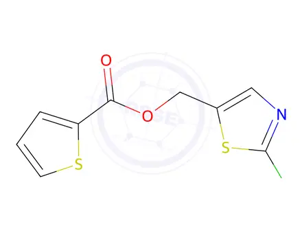 Chemical structure of (2-Chloro-1,3-thiazol-5-yl)methyl thiophene-2-carboxylate