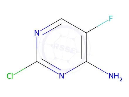 Chemical structure of 4-Amino-2-chloro-5-fluoropyrimidine
