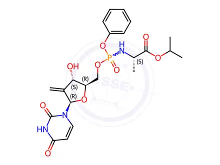 Chemical structure of 2'-Alkene Sofosbuvir