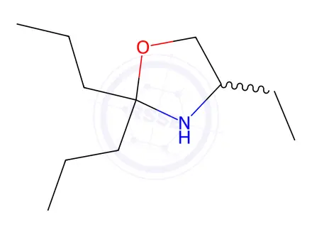 Chemical structure of 4-Ethyl-2,2-dipropyloxazolidine