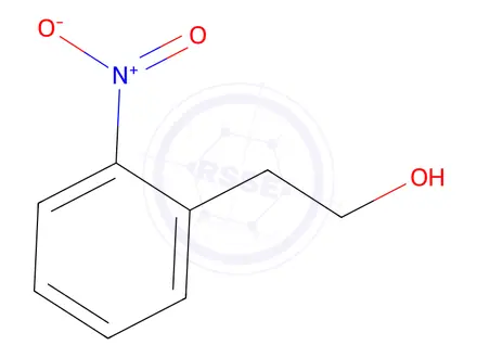 Chemical structure of ar-nitrophenethyl alcohol