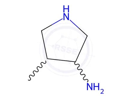 Chemical structure of 4-Methylpyrrolidin-3-amine dihydrochloride