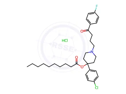 Chemical structure of Haloperidol Decanoate Hydrochloride