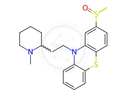 Chemical structure of Thioridazine Impurity 2 (Thioridazine EP Impurity B) (Mesoridazine)