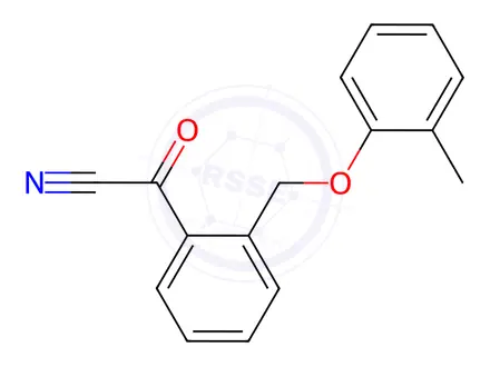 Chemical structure of 2-((o-Tolyloxy)methyl)benzoyl Cyanide