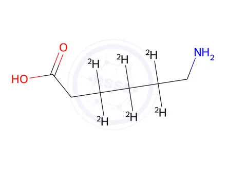 Chemical structure of Aminocaproic-d6 Acid