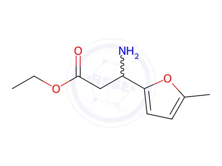 Chemical structure of Ethyl 3-amino-3-(5-methylfuran-2-yl)propanoate