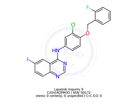 Chemical structure of Lapatinib Impurity 46