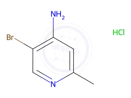 Chemical structure of 5-BroMo-2-Methyl-pyridin-4-ylaMine hydrochloride