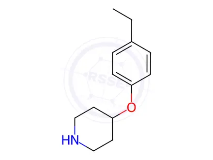 Chemical structure of 4-(4-Ethylphenoxy)piperidine