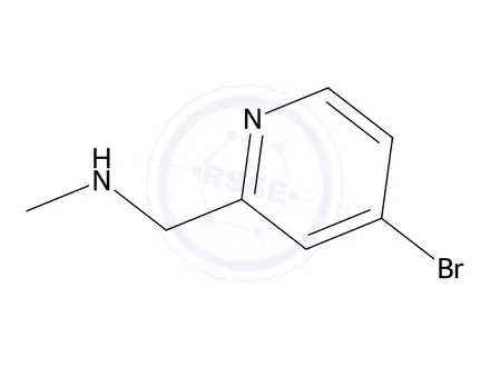 Chemical structure of 1-(4-Bromopyridin-2-yl)-N-methylmethanamine