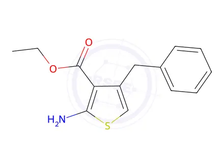 Chemical structure of Ethyl 2-amino-4-benzylthiophene-3-carboxylate