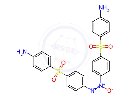 Chemical structure of Azoxydapsone